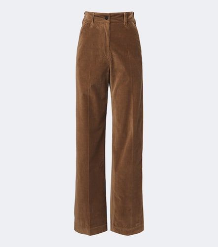 Pantaloni in velluto a coste di cotone - Moncler Grenoble - Modalova