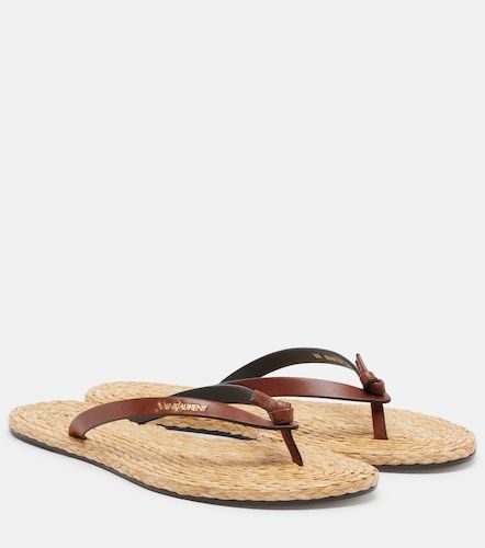 Sandalen Pool mit Leder - Saint Laurent - Modalova