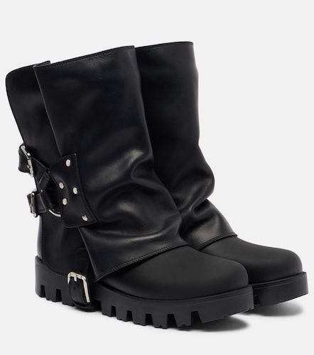 Dolce&Gabbana Botas biker con piel - Dolce&Gabbana - Modalova