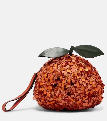 Alémais Borsa a tracolla Orange Mini con paillettes - Alemais - Modalova