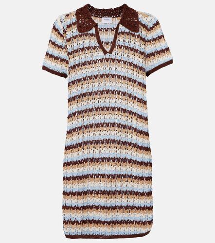 Abito polo in crochet di cotone - Anna Kosturova - Modalova