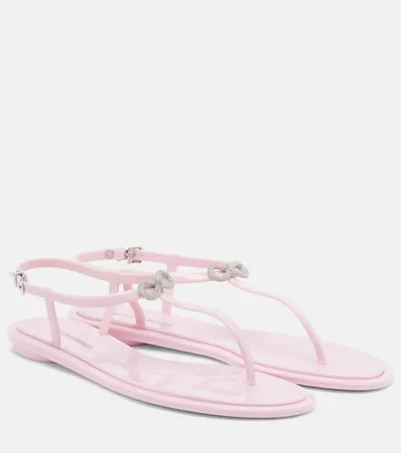 Riviera embellished thong sandals - Mach & Mach - Modalova