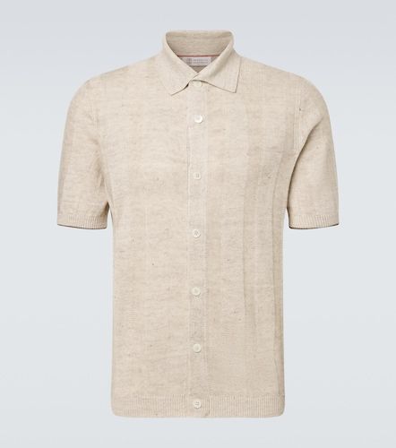 Pullover in lino e cotone - Brunello Cucinelli - Modalova