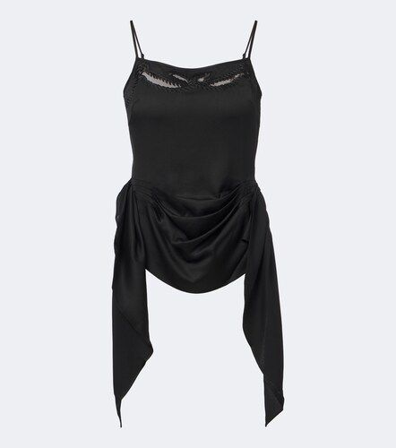 Besticktes Top aus Satin - Jacques Wei - Modalova
