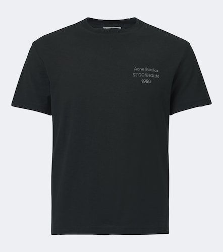 Camiseta de jersey en mezcla de algodón - Acne Studios - Modalova