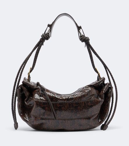 Maia Medium snake-effect leather shoulder bag - Isabel Marant - Modalova