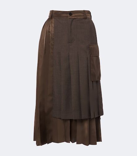 Sacai Midirock mit Wolle - Sacai - Modalova
