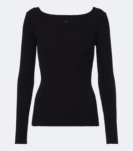 Courrèges Pullover aus Rippstrick - Courreges - Modalova
