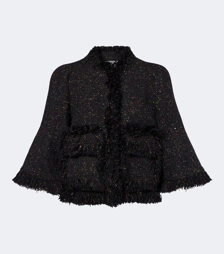 Chaqueta en mezcla de lana con flecos - Sacai - Modalova