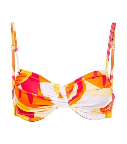 Sorrento printed bikini top - Rebecca Vallance - Modalova