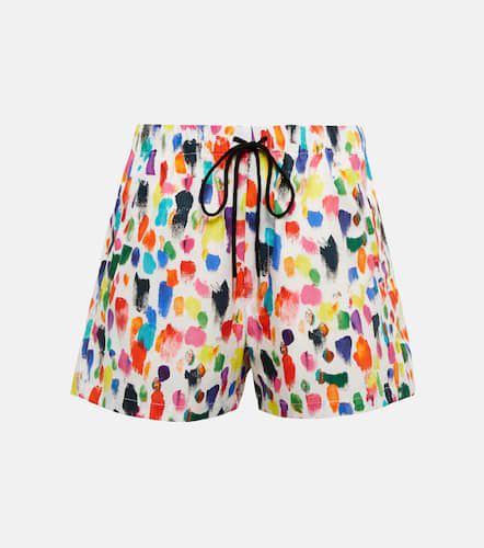 Printed cotton shorts - Christopher Kane - Modalova