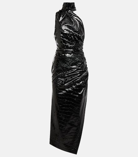 Alaïa Abito midi asimmetrico con stampa - Alaia - Modalova