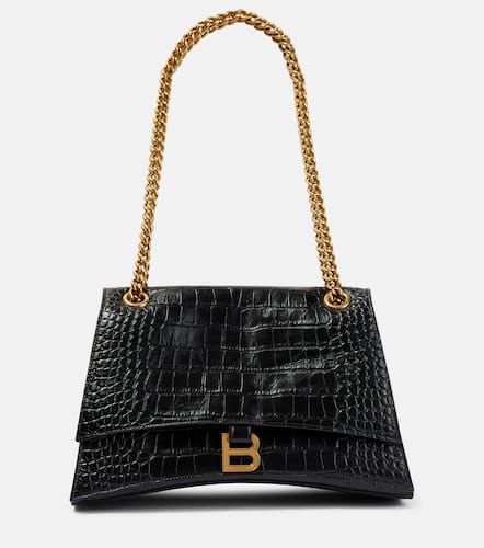 Borsa a spalla Crush Medium in pelle - Balenciaga - Modalova