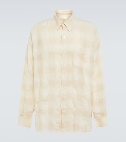 Borrowed cotton and linen check shirt - Our Legacy - Modalova