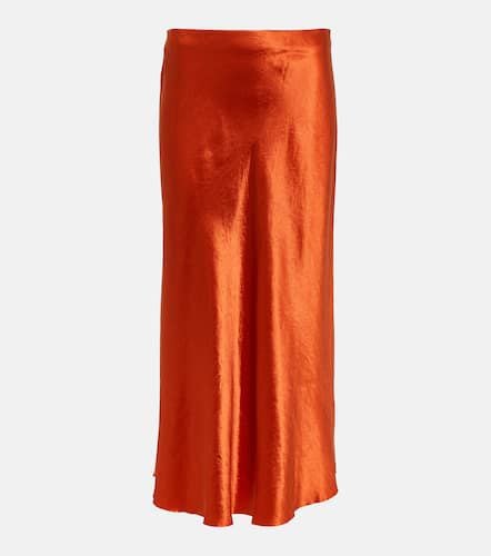 Vince Satin midi skirt - Vince - Modalova