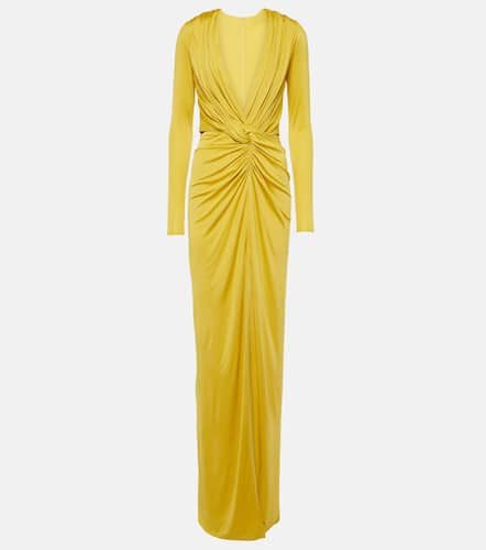 Brienne gathered jersey gown - Costarellos - Modalova