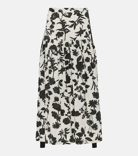 Gonna lunga Udente in cotone con stampa - Max Mara - Modalova