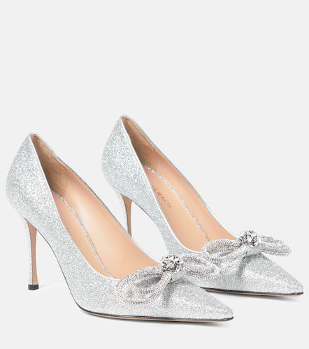 Double Bow crystal-embellished pumps - Mach & Mach - Modalova