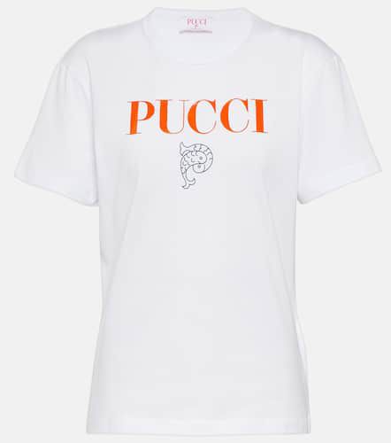 Pucci Logo cotton jersey T-shirt - Pucci - Modalova