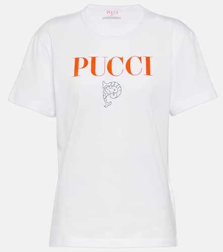 Pucci T-shirt in cotone con stampa - Pucci - Modalova