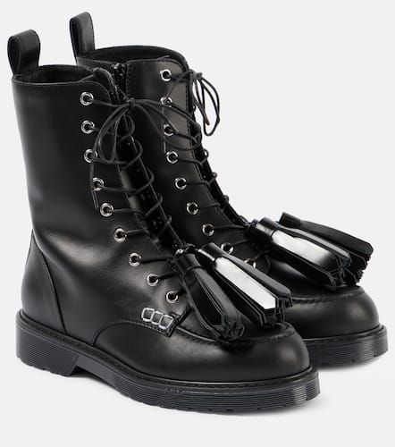 JW Anderson Leather combat boots - JW Anderson - Modalova