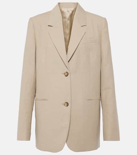 Single-breasted linen-blend blazer - Toteme - Modalova