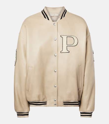 Prada Giacca varsity in pelle - Prada - Modalova