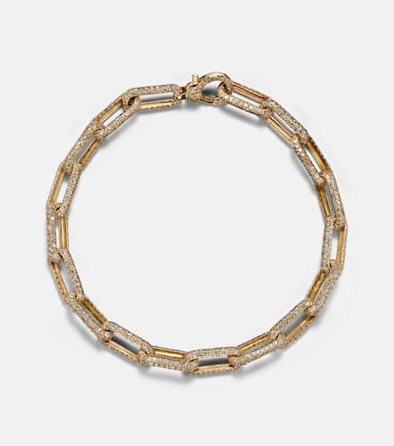 Kt chain bracelet with diamonds - Shay Jewelry - Modalova