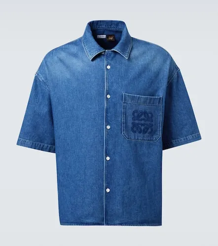 Paula's Ibiza denim bowling shirt - Loewe - Modalova