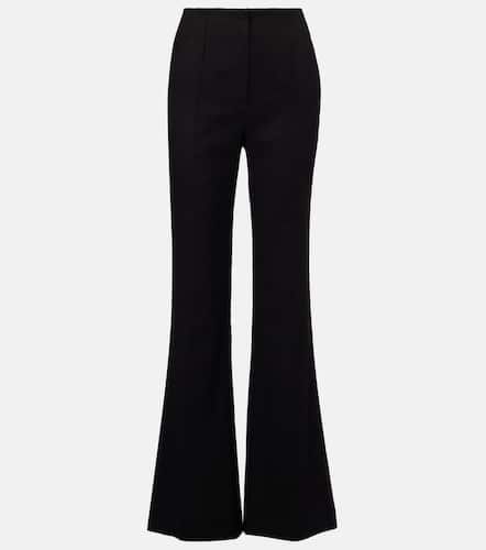 Komi high-rise linen-blend flared pants - Veronica Beard - Modalova