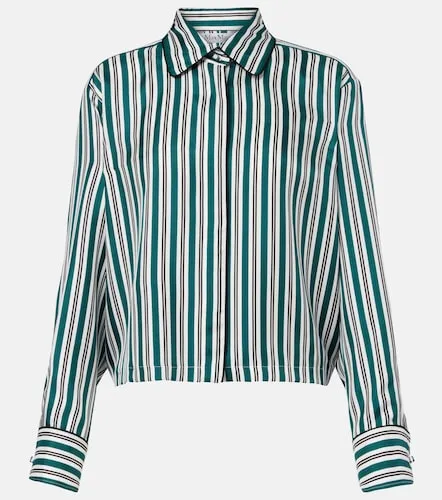 Camisa Brama de seda a rayas - Max Mara - Modalova