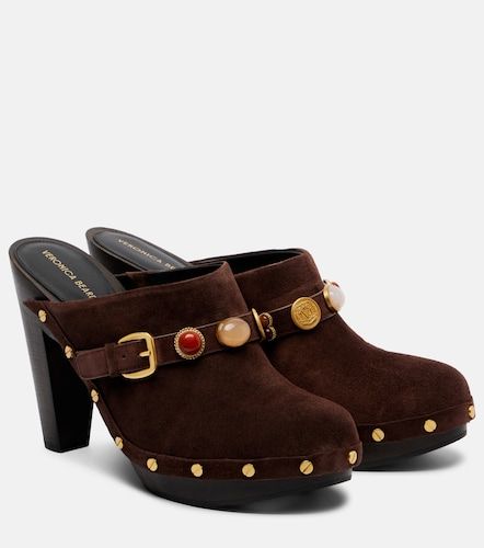 Mules Giana in suede con plateau - Veronica Beard - Modalova