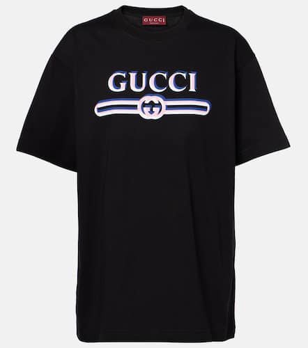 Gucci Printed cotton jersey T-shirt - Gucci - Modalova