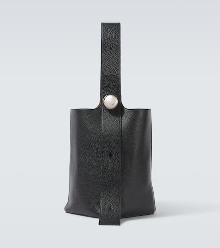 Pebble Large leather bucket bag - Loewe - Modalova