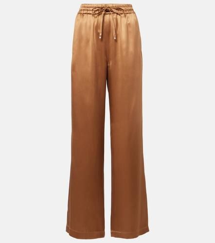 Silk satin wide-leg pants - Dolce&Gabbana - Modalova