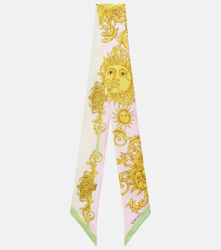Versace Sciarpa in twill di seta - Versace - Modalova