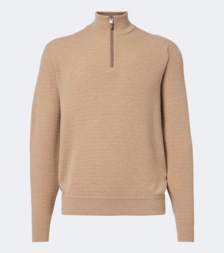 Pullover in lana e cashmere con zip - Canali - Modalova