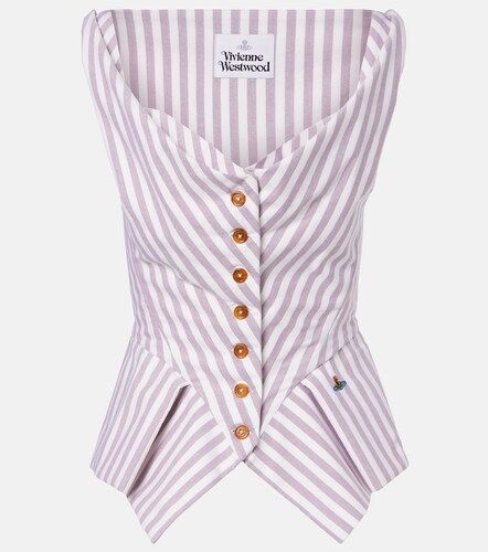 Top Monday in cotone a righe - Vivienne Westwood - Modalova