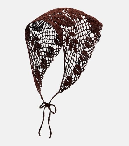 Crochet cotton headwrap - Magda Butrym - Modalova