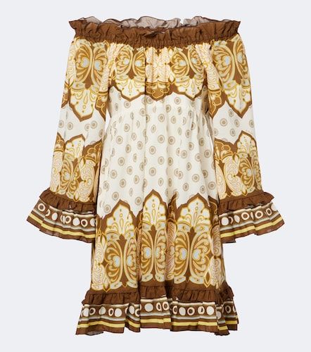 Vestido corto Placée de algodón estampado - La DoubleJ - Modalova
