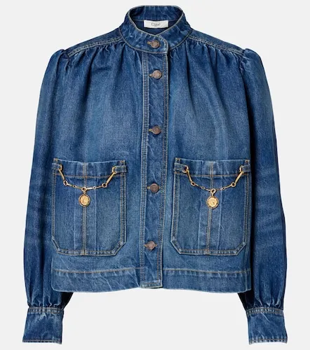 Chloé Chaqueta de denim adornada - Chloe - Modalova