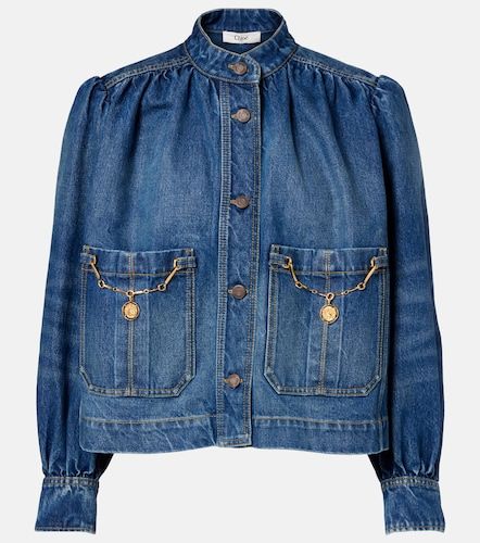 Chloé Verzierte Jeansjacke - Chloe - Modalova