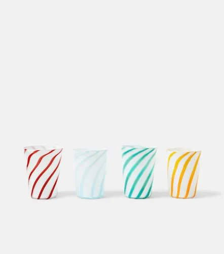 Bitossi Set de 4 vasos a rayas - Bitossi - Modalova