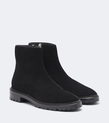 The Row Moto suede ankle boots - The Row - Modalova
