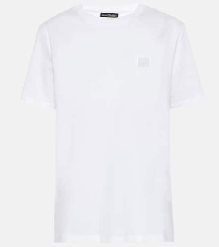 Face cotton jersey T-shirt - Acne Studios - Modalova