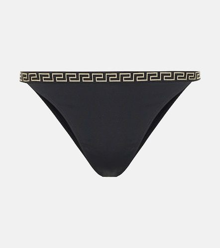 Versace Slip bikini con Greca - Versace - Modalova
