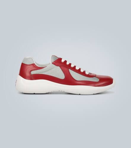 America's Cup leather-trimmed sneakers - Prada - Modalova