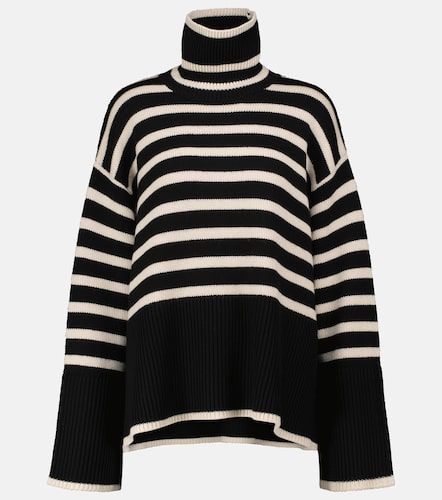 Rollkragenpullover aus Wolle und Baumwolle - Toteme - Modalova