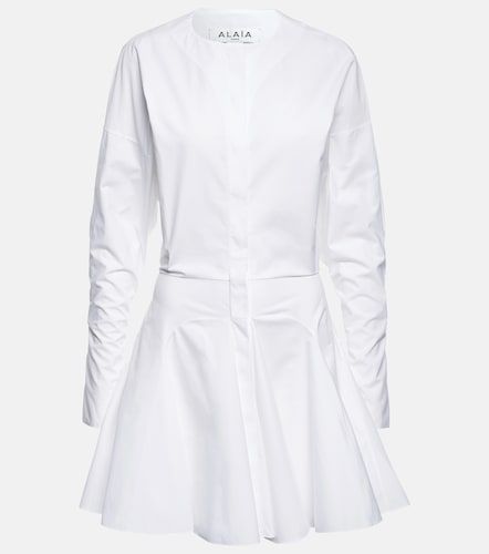 Alaïa Miniabito in popeline di cotone - Alaia - Modalova
