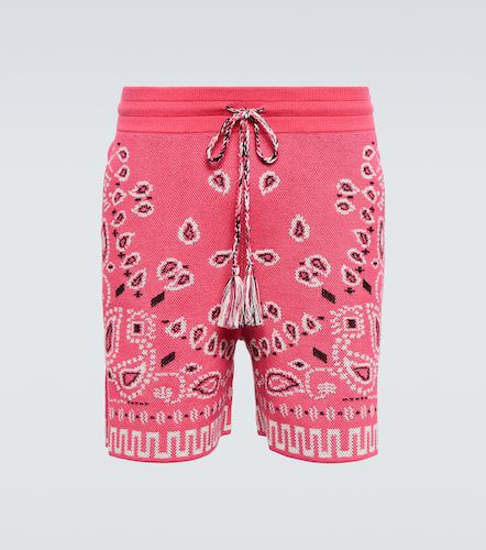 Bandana cotton-blend piquÃ© shorts - Alanui - Modalova